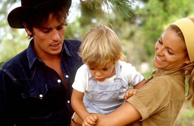 Alain Delon alaturi de fosta sa sotie, Nathalie