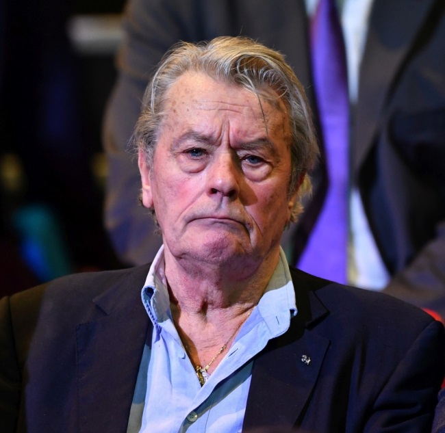 Alain Delon, in 2016