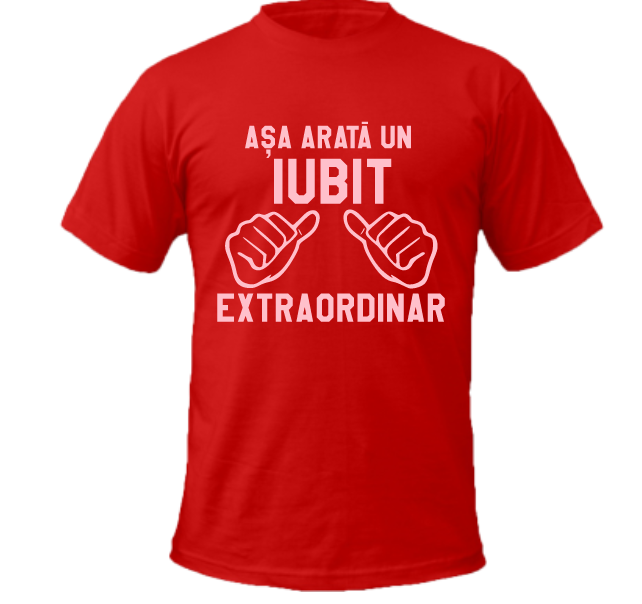 cadouri personalizate de Valentine's Day. un tricou personalizat pentru iubitul tău