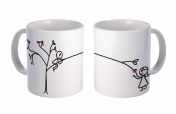 cadouri personalizate de valentine's Day. set cani personalizate