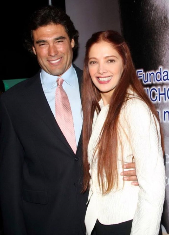 Adela Noriega si Eduardo Yanez in telenovela Fuego en la sangre