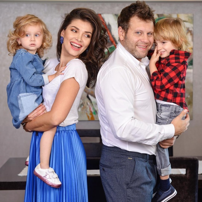 Alina Puscas si familia