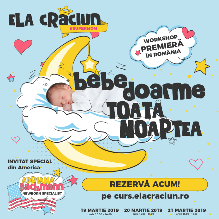 Bebe doarme toată noaptea