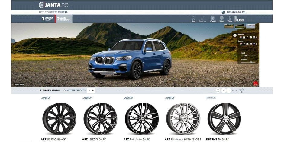 JANTA.RO oferă seturi de roți premium de iarnă, cu jante AEZ și anvelope Pirelli, Michelin, Continental, Bridgestone