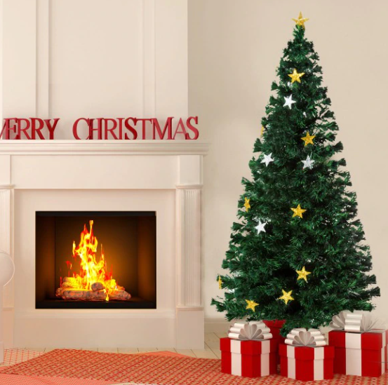 Brad artificial de Crăciun Homcom 