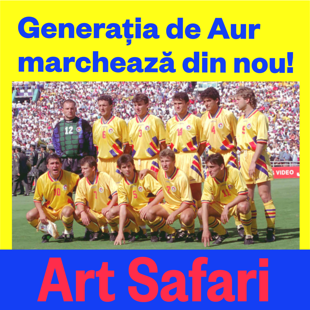 Generația de Aur - Românii care au făcut din fotbal artă joacă și pe Lipscani, la Art Safari, din 23 mai