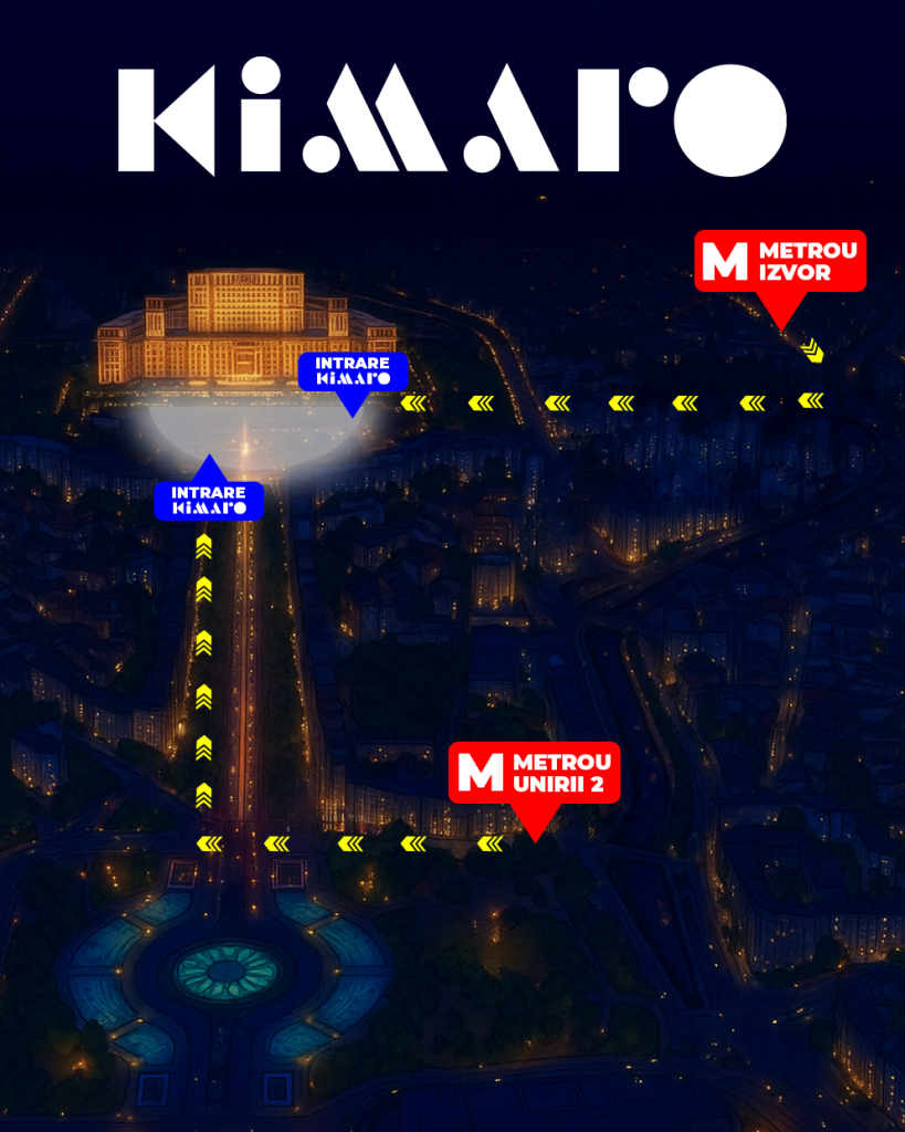 KIMARO FESTIVAL 2025 începe vineri. Ne vedem în Piața Constituției! Trei zile. Trei radiouri. Trei scene. Și voi!