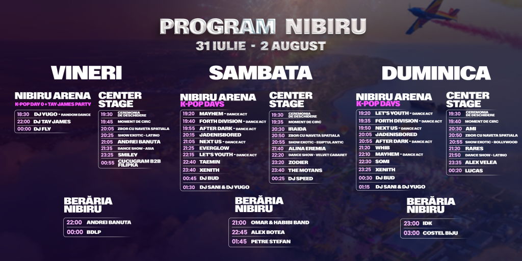Peste 700.000 de vizitatori în primele două săptămâni. NIBIRU extinde programul dedicat familiilor și anunță Family Fest