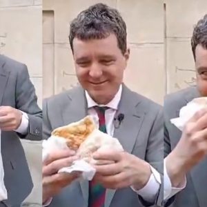 Videoclipul viral cu Nicușor Dan mâncând merdenele de la Nea Mihai revine în prim-plan după scandalul cu Mița Biciclista