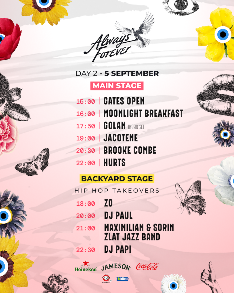 Ghidul participantului la Always Forever Festival: Program, opțiuni de transport, opțiuni culinare și reguli de acces la Palatul Mogoșoaia, 4-5 septembrie 2026